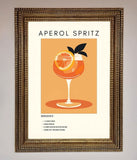 Aperol Spritz Cocktail Framed Print Wallart-Direct