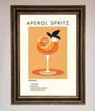 Aperol Spritz Cocktail Framed Print Wallart-Direct