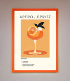 Aperol Spritz Cocktail Framed Print Wallart-Direct