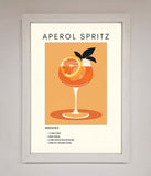 Aperol Spritz Cocktail Framed Print Wallart-Direct