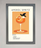 Aperol Spritz Cocktail Framed Print Wallart-Direct