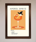 Aperol Spritz Cocktail Framed Print Wallart-Direct