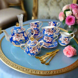 Warwickshire Royal Blue Bone China Tea Set KitchBoom
