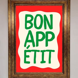 Bonappetit Framed Poster Wallart-Direct