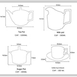 Azure Royale Imperial Bone China Tea Set KitchBoom