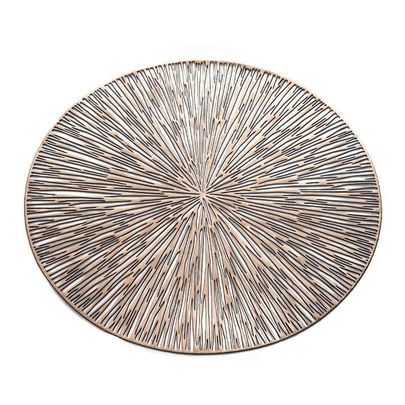 Chic Home Placemats - Gold - Set of 2 KitchBoom