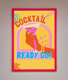 Cocktail Ready Go Framed Poster Wallart-Direct
