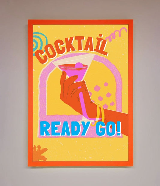 Cocktail Ready Go Framed Poster Wallart-Direct