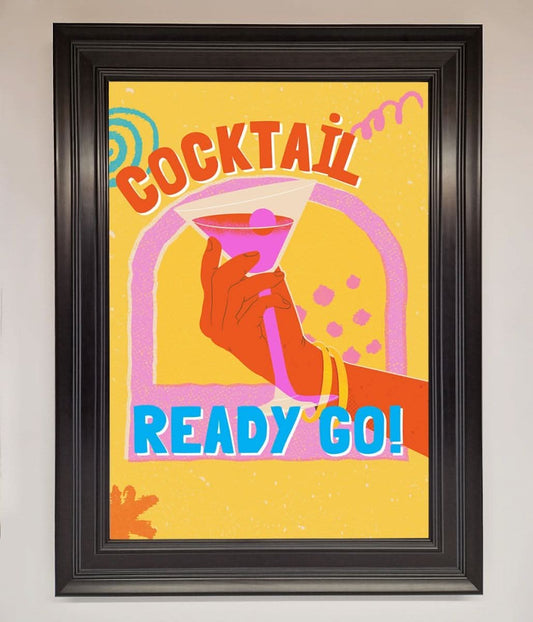 Cocktail Ready Go Framed Poster Wallart-Direct