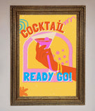 Cocktail Ready Go Framed Poster Wallart-Direct