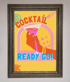 Cocktail Ready Go Framed Poster Wallart-Direct