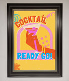 Cocktail Ready Go Framed Poster Wallart-Direct
