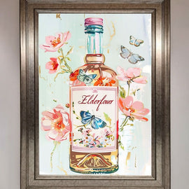 Elderflower Wine Framed Wall Art Wallart-Direct