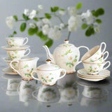 Isabella’s Vintage Floral Bone China Tea Set KitchBoom