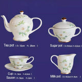 Isabella’s Vintage Floral Bone China Tea Set KitchBoom