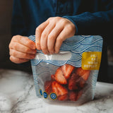 Reusable Snack Bags, 4-Pack, Wave Design