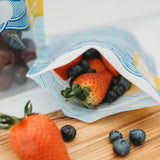 Reusable Snack Bags, 4-Pack, Wave Design