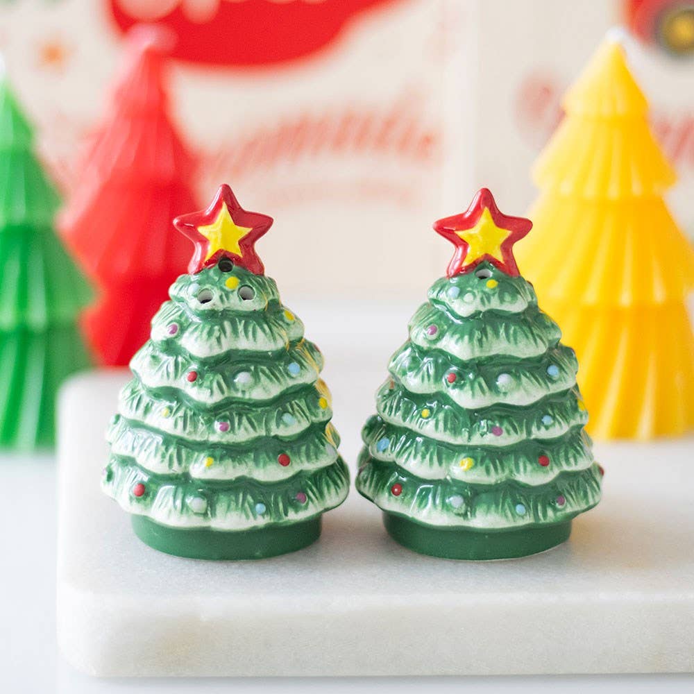 Nostalgic Christmas Tree Salt & Pepper Shakers