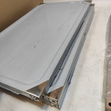 3 Tier Catering Trolley Stainless Steel with Locking Wheels 75x40x83cm Nisorpa Massive Discounts