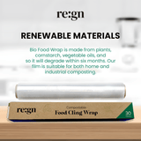 REGN Compostable Cling Film, 30 m Roll