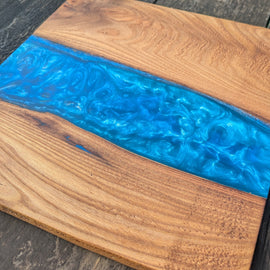 Small elm river board Barratt Boards - Cornish chopping boards designed for chefs