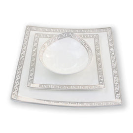 The Glamour Bone China Dinner Set - 16 | 24 Piece KitchBoom