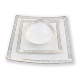 The Glamour Bone China Dinner Set - 16 | 24 Piece KitchBoom