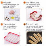 DIY Sausage Making Mold for 6 Pork, Beef, or Chicken Sausage Patties eprolo