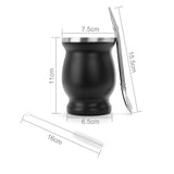 1 Set 230ML Bombilla Set Yerba Mate Cup with One Spoon Kitchen Essentials