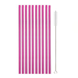 10 Reusable Stainless Steel Drinking Straws Kitchen Essentials
