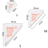 100 PCS Disposable Pastry Bag S/M/L Piping Bag for Baking Kitchen Essentials