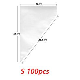 100 PCS Disposable Pastry Bag S/M/L Piping Bag for Baking Kitchen Essentials