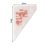 100 PCS Disposable Pastry Bag S/M/L Piping Bag for Baking Kitchen Essentials