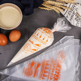 100 PCS Disposable Pastry Bag S/M/L Piping Bag for Baking Kitchen Essentials