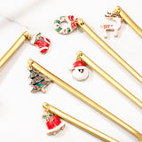 100Pcs/Lot Christmas Dessert Spoons in Stainless Steel Kitchen Essentials