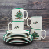 12 Pcs/set Luxury Christmas Tree Dinnerware Set Kitchen Essentials