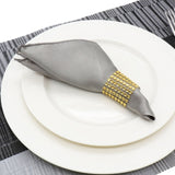12pcs Satin Dinner Napkins Kitchen Essentials