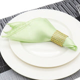 12pcs Satin Dinner Napkins Kitchen Essentials