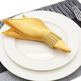 12pcs Satin Dinner Napkins Kitchen Essentials
