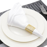 12pcs Satin Dinner Napkins Kitchen Essentials