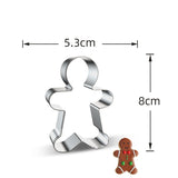 1PC Christmas Cookie or Gingerbread Man Mould Kitchen Essentials