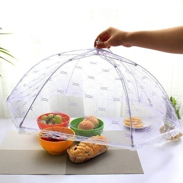 1PC Portable Umbrella Food Cover Kitchen Essentials