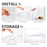 1PC Portable Umbrella Food Cover Kitchen Essentials