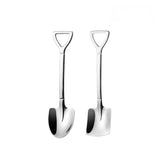 2 or 4 piece - Shovel Style Coffee Spoon Cutlery Set Kitchen Essentials