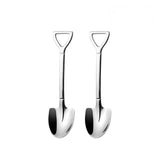 2 or 4 piece - Shovel Style Coffee Spoon Cutlery Set Kitchen Essentials