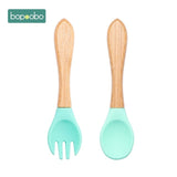 2pc Baby Silicone Dinnerware Cutlery Kitchen Essentials
