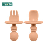 2pc Baby Silicone Dinnerware Cutlery Kitchen Essentials