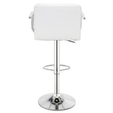 2pcs 60-80cm 6 Checks Round Cushion  Bar Stool White hello-826