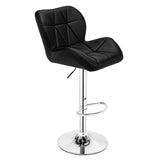 2pcs SSJ-275 Oblique Checks Bar Stool Black hello-826