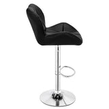 2pcs SSJ-275 Oblique Checks Bar Stool Black hello-826